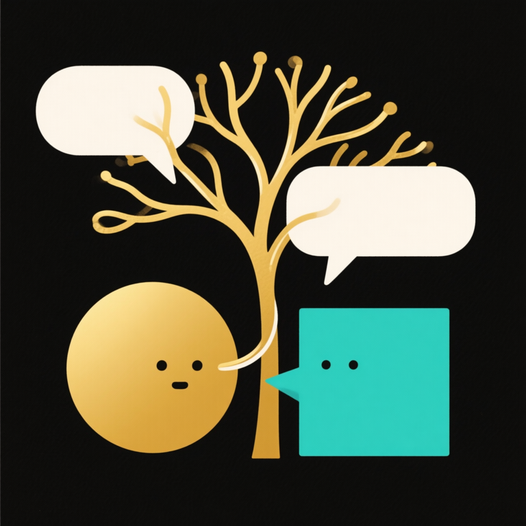 Adaptive interview — branching conversation paths