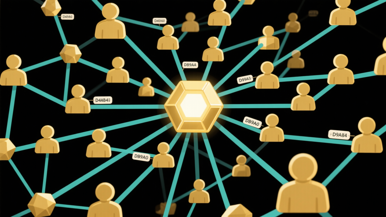 Matched candidates with context — network of connected profiles