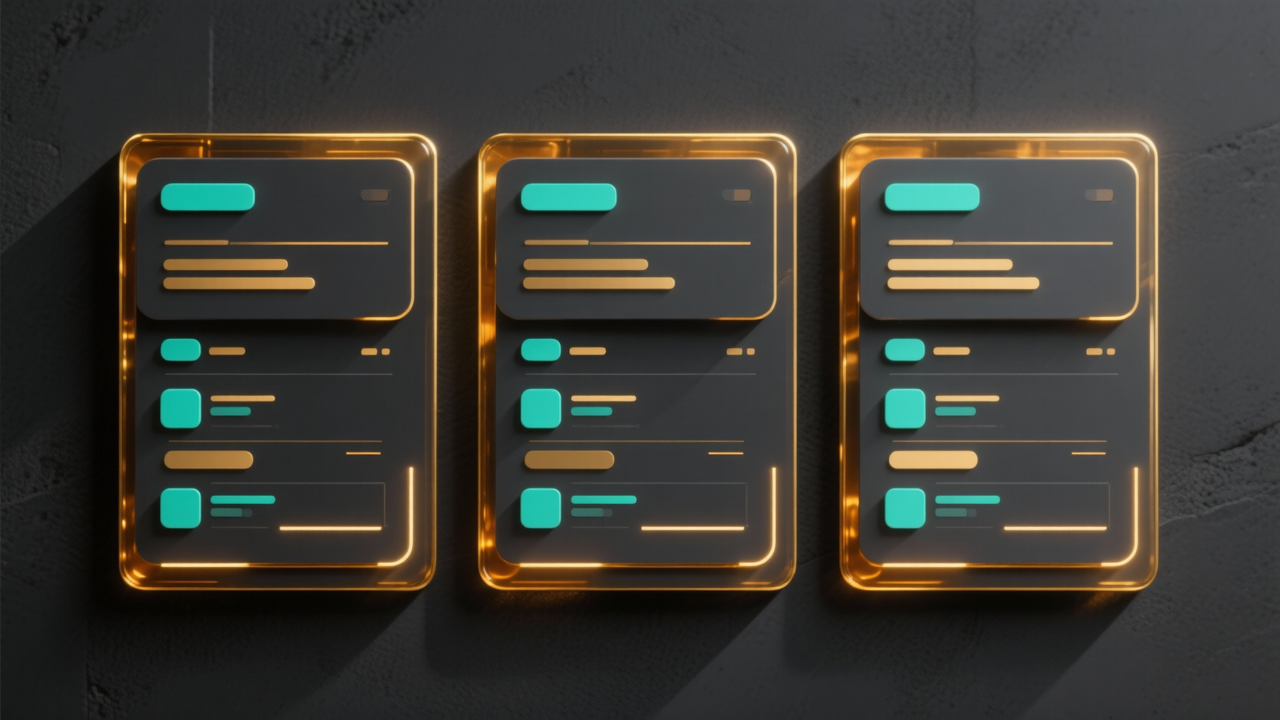 Organizer board reviewing profiles